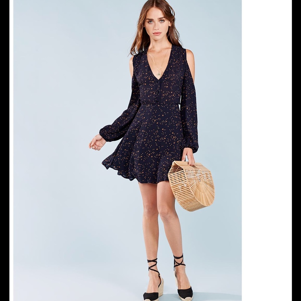 Reformation Calla Dress in Celestial